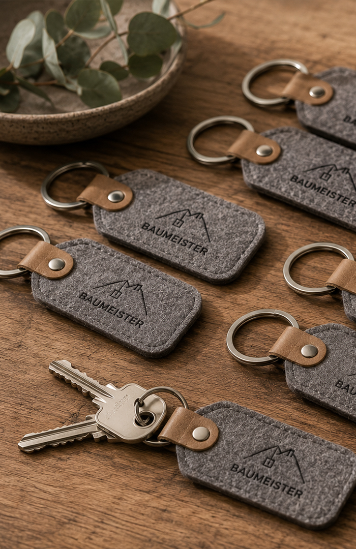 Beispiel für individuell bestickte Give-aways